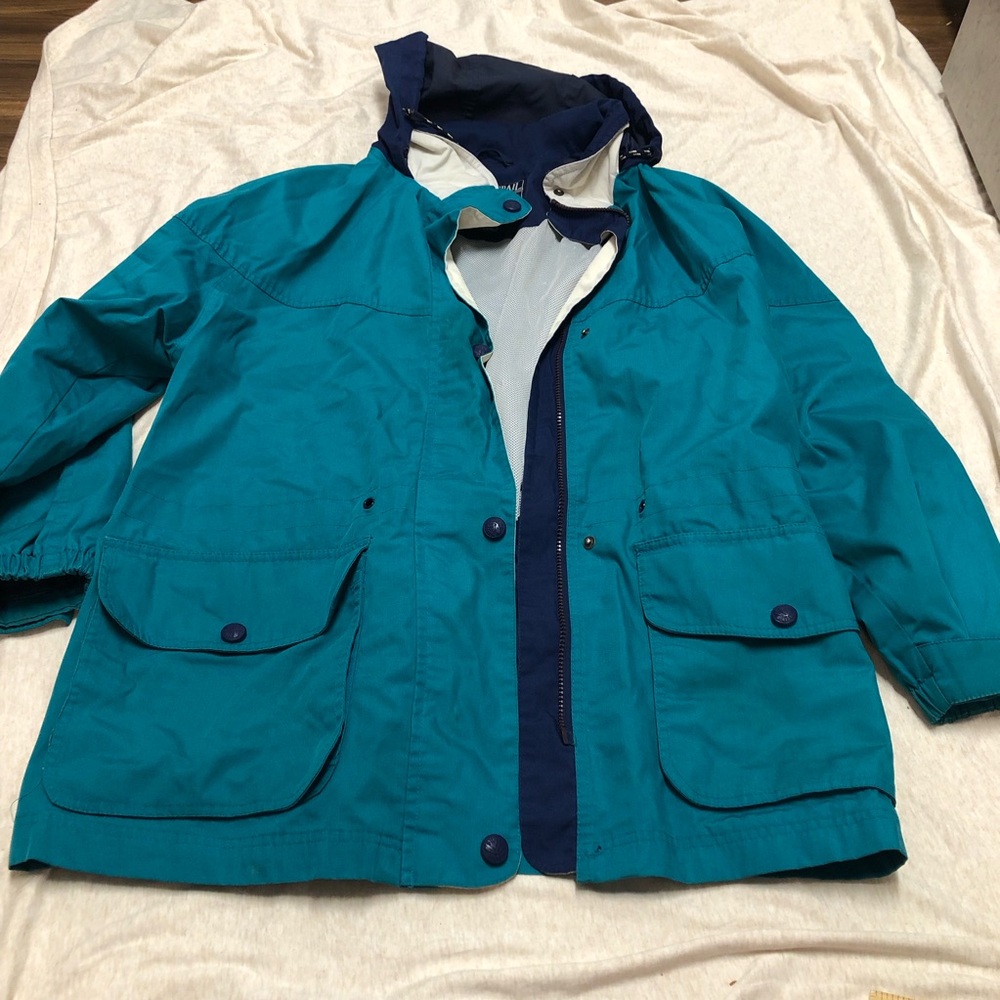 Vintage Y2K 90s Pacific Trail Outerwear Jacket Colorblock Outdoor Hooded Unisex